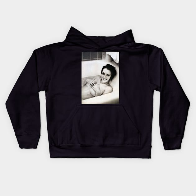 The One & Only Winona Ryder Kids Hoodie by ArtCoffeeLust